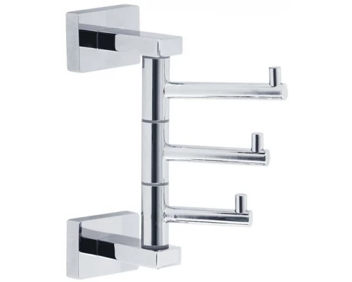 Крючок тройной поворотный Veragio Ramba, хром VR.RMB-4935.CR