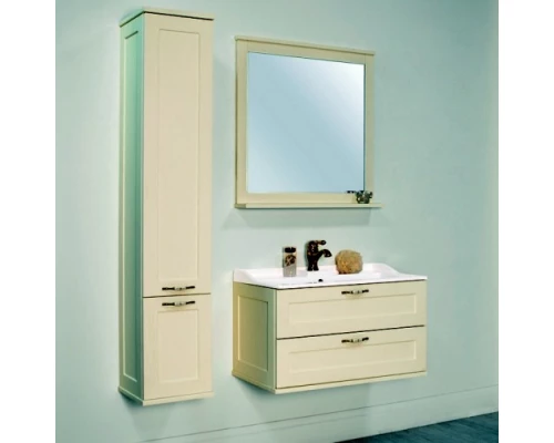 Тумба под раковину Акватон Леон 80 дуб бежевый, подвесная