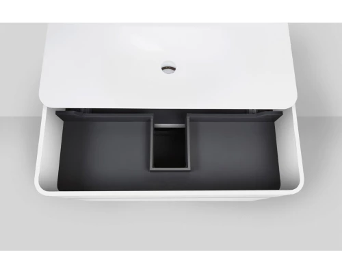 Тумба под раковину Am.Pm Sensation 100 см, подвесная, белый глянец, M30FHX1002WG