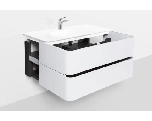 Тумба под раковину Am.Pm Sensation 100 см, подвесная, белый глянец, M30FHX1002WG