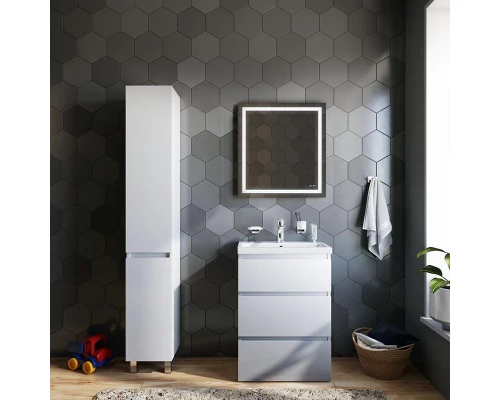 Тумба под раковину Am.Pm Gem S 60 напольная, со встроенной ступенькой для детей, белый глянец, M91FSX0602WG