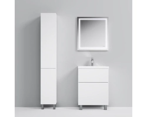 Зеркало для ванной на стену Am.Pm Gem M91AMOX0651WG с LED-подсветкой по периметру, 65 см