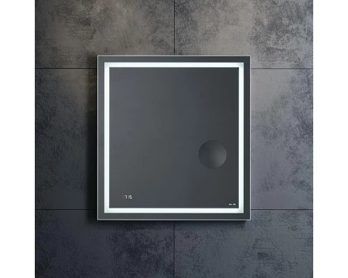 Зеркало Am.Pm Gem 65-70 M91AMOX0653WG с контурной Led-подсветкой, часами и косметическим зеркалом