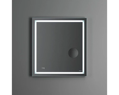Зеркало Am.Pm Gem 65-70 M91AMOX0653WG с контурной Led-подсветкой, часами и косметическим зеркалом