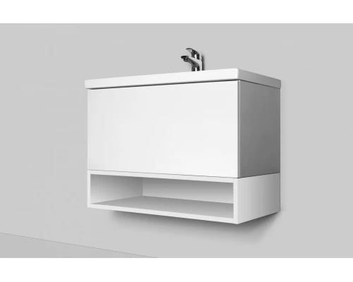 Полка под тумбу Am.Pm Gem 75 см M90OHX0750WG подвесная, цвет белый