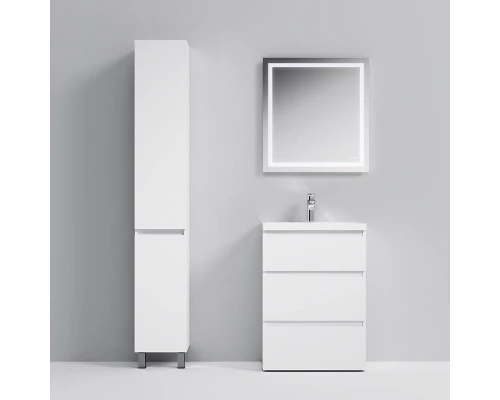 Тумба под раковину Am.Pm Gem S 60 напольная, со встроенной ступенькой для детей, белый глянец, M91FSX0602WG