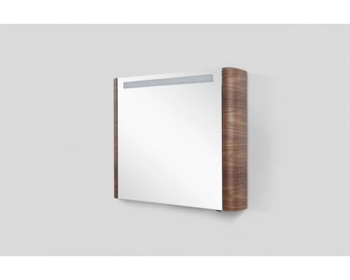 Зеркальный шкаф Am.Pm Sensation M30MCL0801TF, цвет - табачный дуб, с подсветкой, левый, 80 см