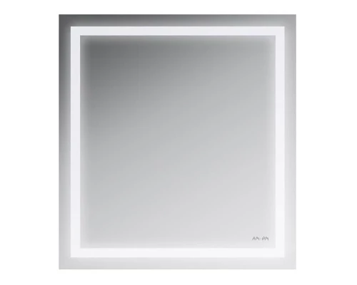 Зеркало для ванной на стену Am.Pm Gem M91AMOX0651WG с LED-подсветкой по периметру, 65 см