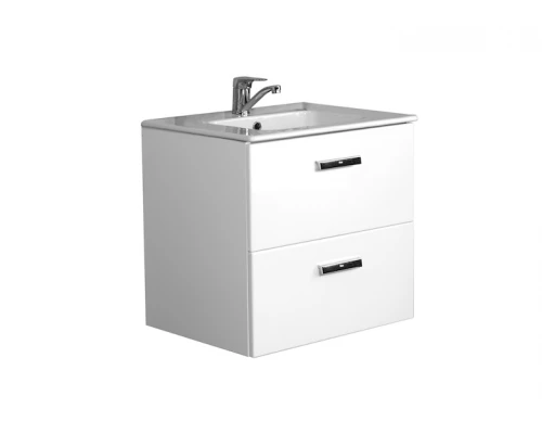 Тумба под раковину Roca Victoria Nord ZRU9000028 600 х 450 мм, цвет белый глянец