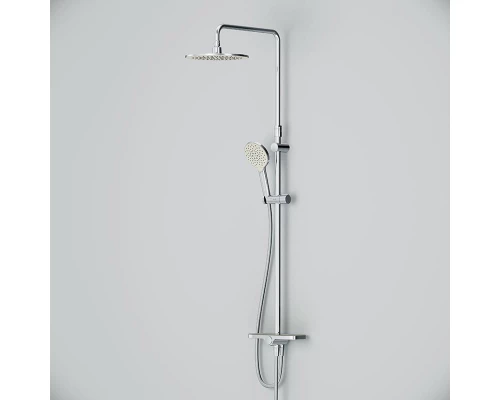 Душевой гарнитур Am.Pm Like F0780200 с верхним душем и регулируемой штангой, хром