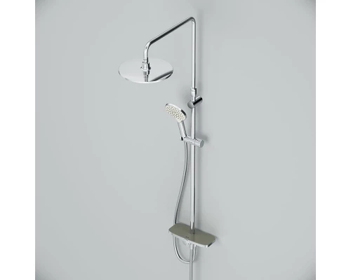 Душевой гарнитур Am.Pm Like F0780200 с верхним душем и регулируемой штангой, хром