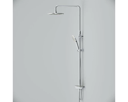 Душевой гарнитур Am.Pm Like F0780200 с верхним душем и регулируемой штангой, хром