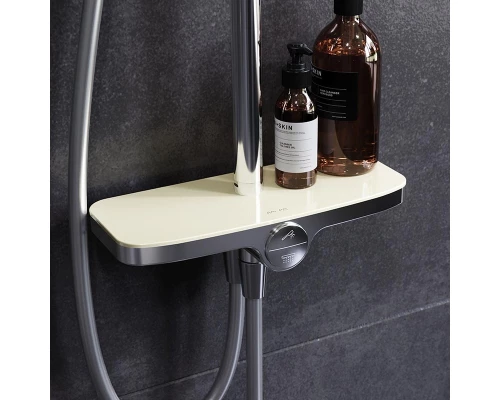 Душевой гарнитур Am.Pm Like F0780200 с верхним душем и регулируемой штангой, хром