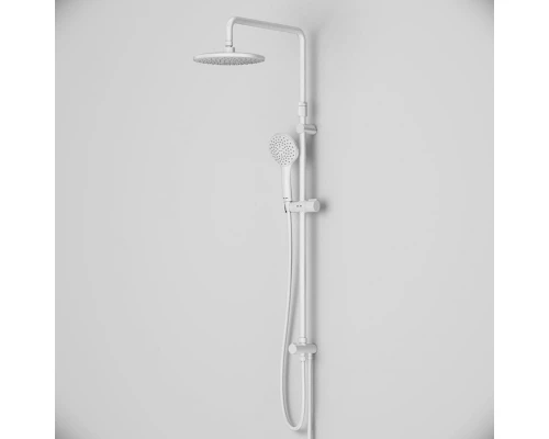Душевой гарнитур Am.Pm Gem с верхним душем 22 см, 1 режим лейки, штанга 103,-146 см, белая, F0790033