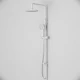 Душевой гарнитур Am.Pm Gem с верхним душем 22 см, 1 режим лейки, штанга 103,-146 см, белая, F0790033