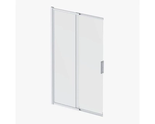 Шторка на ванну Am.Pm Like W80S-100PS-150MT, 100 х 150 см, распашная/раздвижная, профиль матовый хром, стекло прозрачное