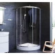 Душевой уголок Am.Pm Like Solo Slide 90 x 90 см, профиль глянцевый хром, стекло прозрачно, W83G-315-090CT
