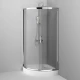 Душевой уголок Am.Pm Like Solo Slide 90 x 90 см, профиль глянцевый хром, стекло прозрачно, W83G-315-090CT