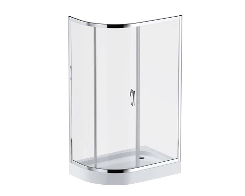 Душевой уголок Am.Pm Like Solo Slide 120 x 80 см, профиль глянцевый хром, стекло прозрачное, W83G-302U120CT
