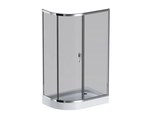 Душевой уголок Am.Pm Like Solo Slide 120 x 80 см, профиль глянцевый хром, стекло тонированное, W83G-302U120CG