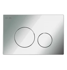 Клавиша Am.Pm Pro L I049051, пневматическая, хром глянцевый