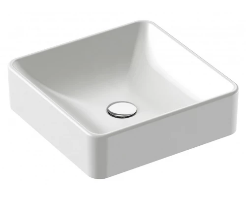 Раковина накладная Jacob Delafon Vox E2661-0 (EVG102-00), 40 х 40 см, с переливным отверстием