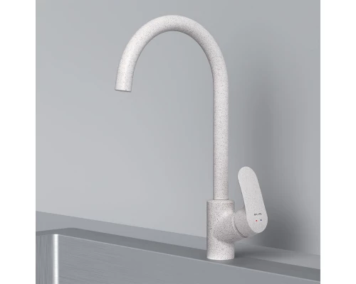 Смеситель Am.Pm Like F8007133 для кухни, белый камень