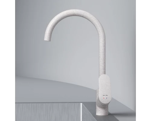 Смеситель Am.Pm Like F8007133 для кухни, белый камень