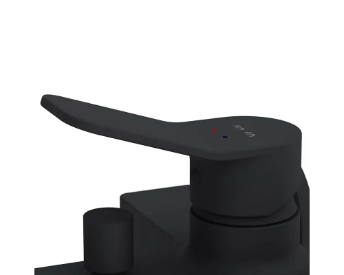 Смеситель AM.PM X-Joy F85A10022 для ванны и душа, черный матовый
