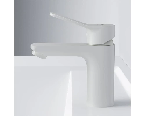 Смеситель Am.Pm X-Joy F85A02133, для раковины, белый матовый