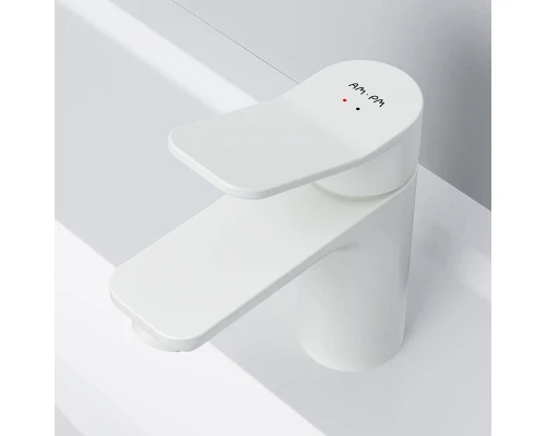 Смеситель Am.Pm X-Joy F85A02133, для раковины, белый матовый