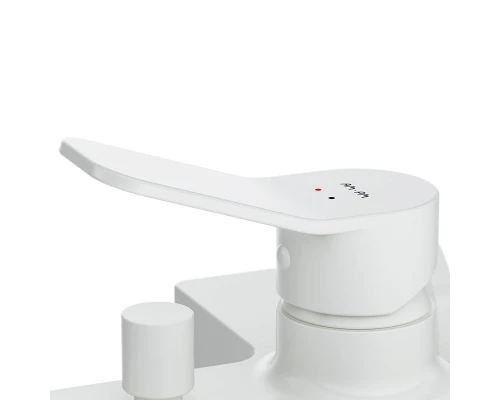Смеситель Am.Pm X-Joy F85A10033, для ванны и душа, белый матовый