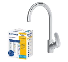 Смеситель для кухни Am.Pm Like с каналом для питьевой воды и фильтром, хром, F8007S00