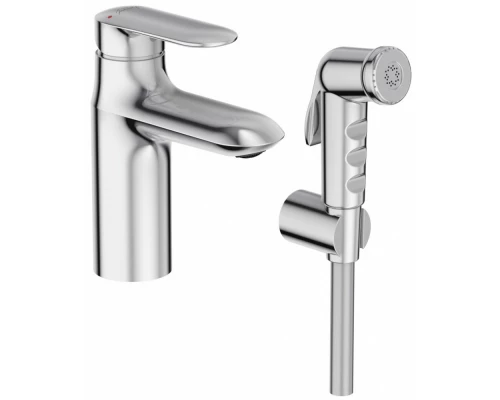 Смеситель Jacob Delafon Kumin E99465-CP для раковины с гигиеническим душем