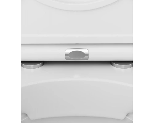 Инсталляция Am.Pm Inspire, IS450A38.501700 с безободковым унитазом Inspire FlashClean, клавиша Touch Pro стекло, черная, крышка микролифт