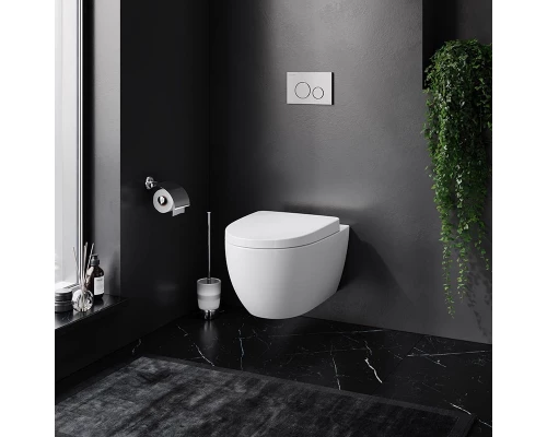 Подвесной безободковый унитаз AM.PM Awe C111700WH, FlashClean