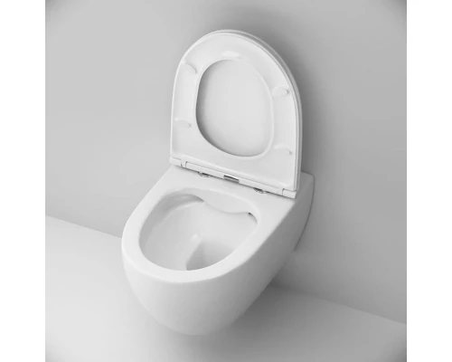 Подвесной безободковый унитаз AM.PM Awe C111700WH, FlashClean