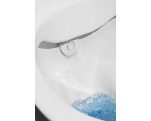 Подвесной унитаз-биде Laufen Cleanet Navia 8.2060.1.400.000.1 безободковый, крышка микролифт