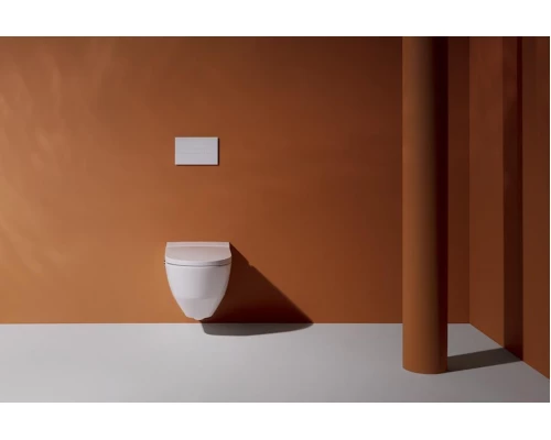 Подвесной унитаз-биде Laufen Cleanet Navia 8.2060.1.400.000.1 безободковый, крышка микролифт