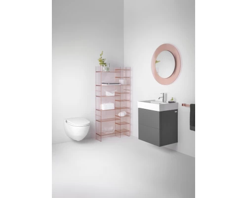 Подвесной унитаз-биде Laufen Cleanet Navia 8.2060.1.400.000.1 безободковый, крышка микролифт