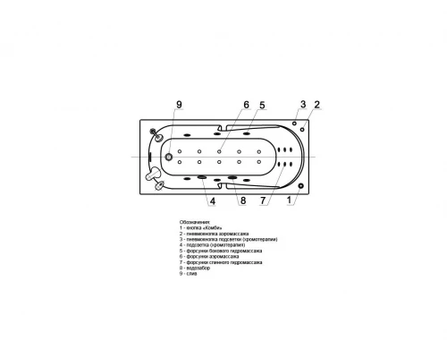 Акриловая ванна Aquatek Лея 170х75