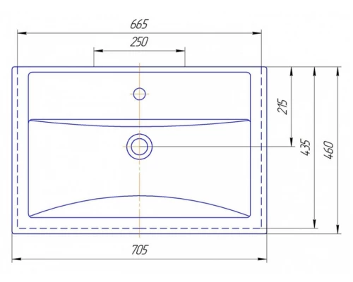 Комплект мебели для ванной ASB-Woodline Венеция 70 (Белый Патина Серебро)