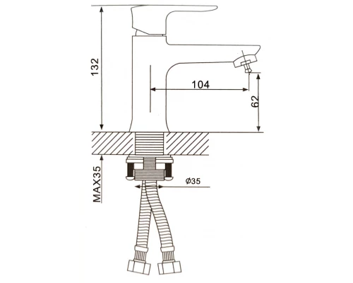 15.001 Смеситель для раковины