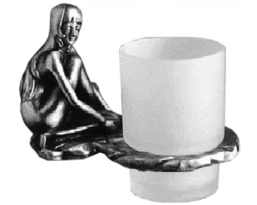 Стакан для щеток Art&Max Juno AM-B-0714-T, серебро