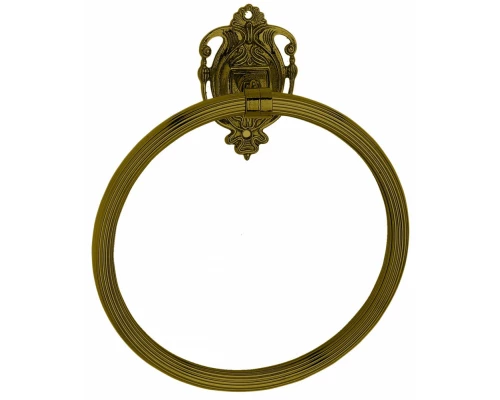 Полотенцедержатель кольцо Art&Max Impero AM-1231-Вr, бронза, 20 см