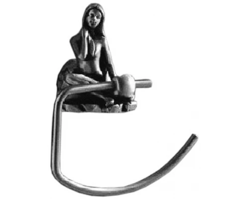 Полотенцедержатель Art&Max Juno AM-B-0716-T, серебро, 15.6 см