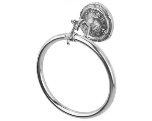 Полотенцедержатель кольцо Art&Max Barocco AM-1783-Cr, хром, 20 x 9 x 26 см