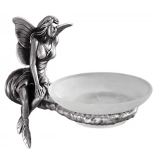Мыльница Art&Max Fairy AM-B-0985-T, серебро