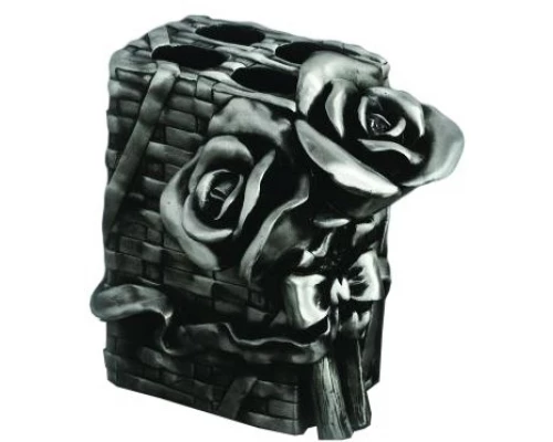 Подставка для зубных щеток Art&Max Rose AM-B-0091B-T, серебро