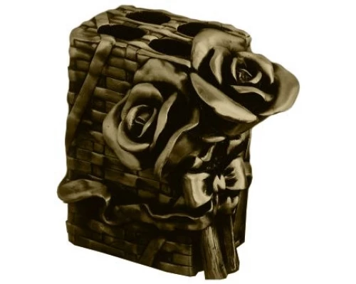 Подставка для зубных щеток Art&Max Rose AM-B-0091B-B, бронза